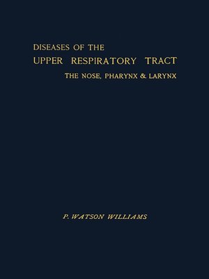 cover image of Diseases of the Upper Respiratory Tract
